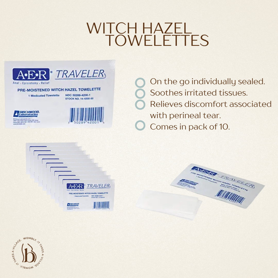 Witch Hazel Towelettes (Pack of 10)